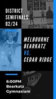 Lady Bearkatz vs Cedar Ridge - District Semifinals
