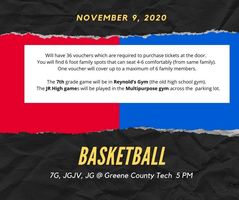 Basketball November 9, 2020
